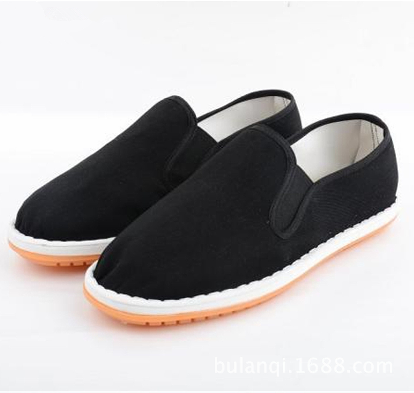 Old Beijing Bootsmen's Recreational Shoes West Shan Shoes and Cow's Handicrafted Old People Drive Air-Breaking Social Shoes