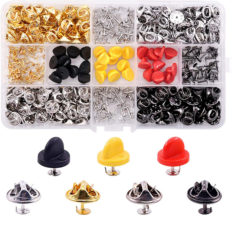 430 pcs Butterfly Collar with 8mm blank pin metal to replace pentip pin cufflinks