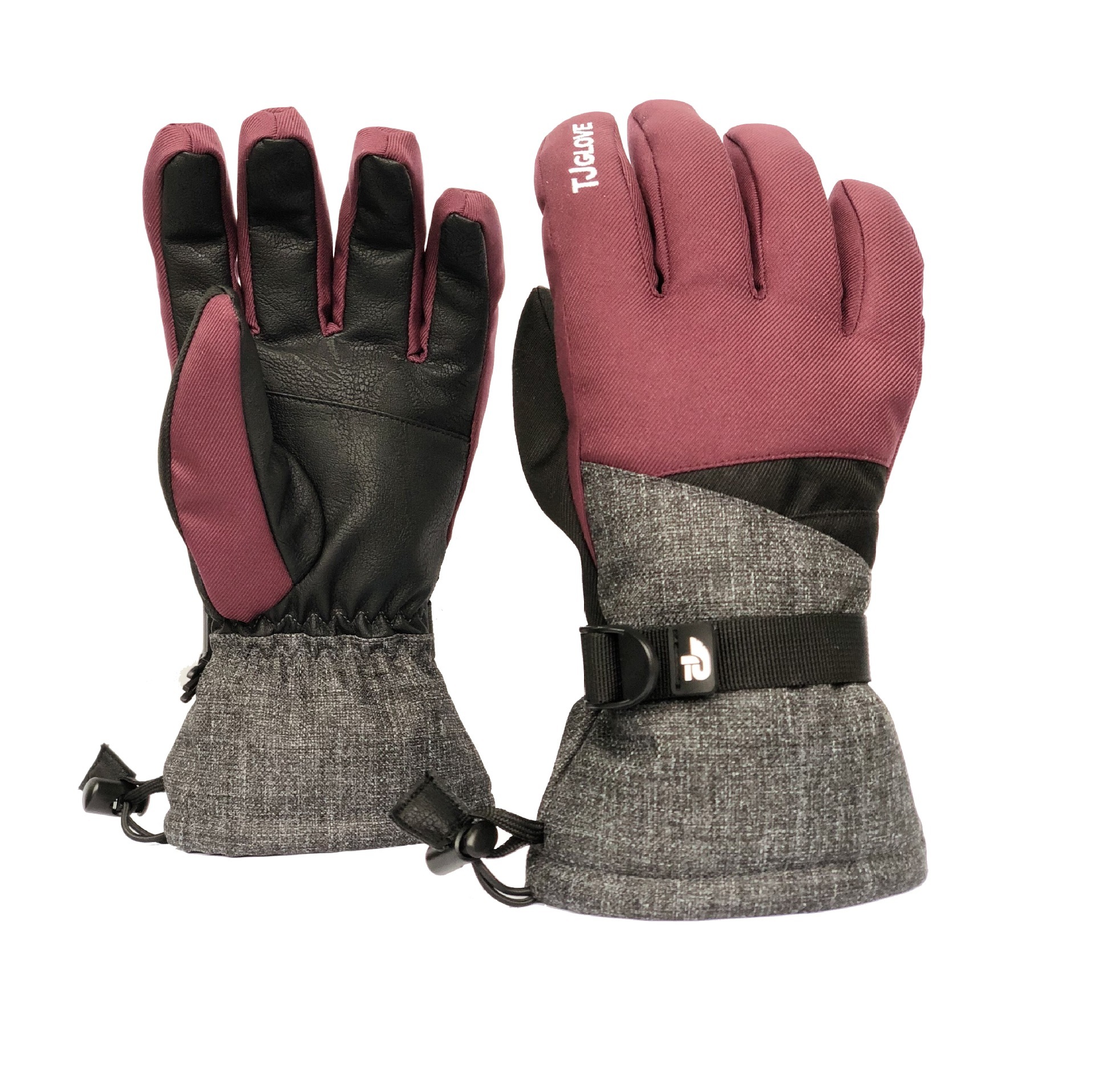 In winter, snow-ski gloves are distributed outdoors with wind and water protection and a thick climber.