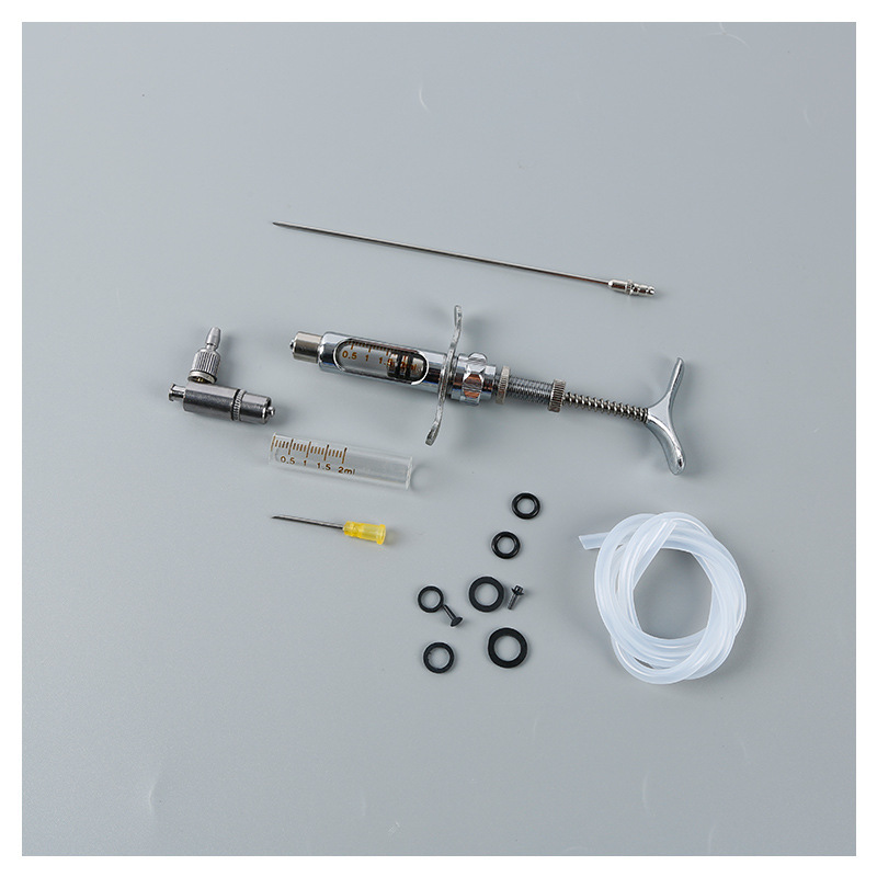 Type-01 veterinary continuum syringes. 2ML of continuous syringe poultry vaccine syringes.