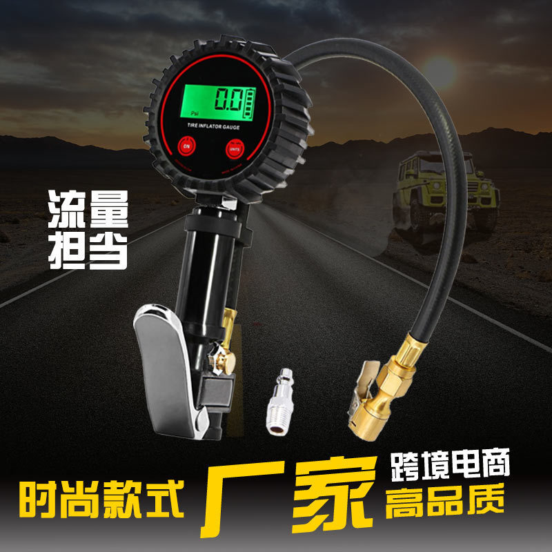 A gas-long rubber tube with a first-beam gun accuracy of 1 per cent and a long-lasting car tire pressure table