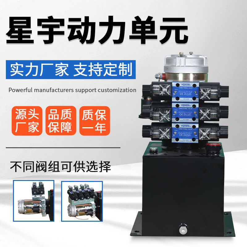 非标定做液压星宇动力单元小型液压站380v220v24v可立式方式