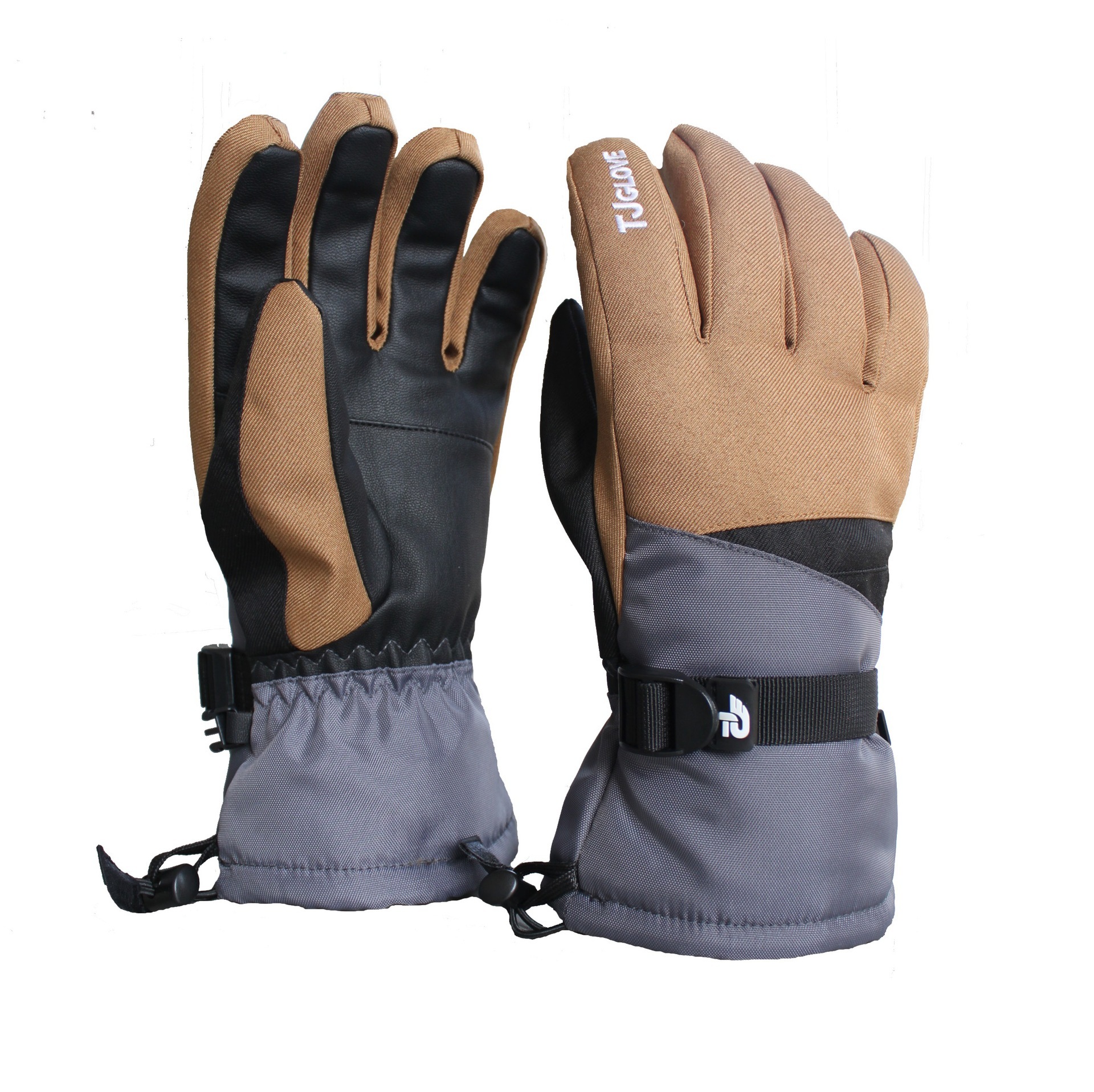 In winter, snow-ski gloves are distributed outdoors with wind and water protection and a thick climber.