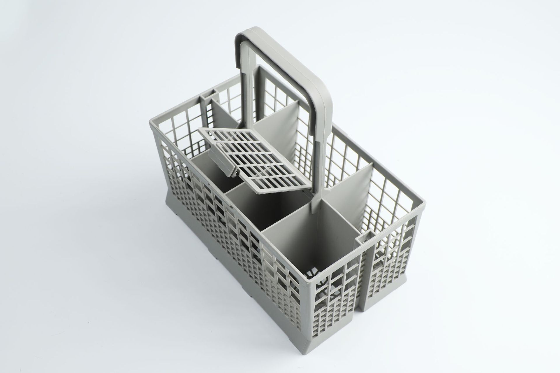 A dishwasher kit, a dishwasher fork basket, a plastic chopstick cage, a knife fork rack, a knife fork cage, a chopstick cage, a plastic cage.