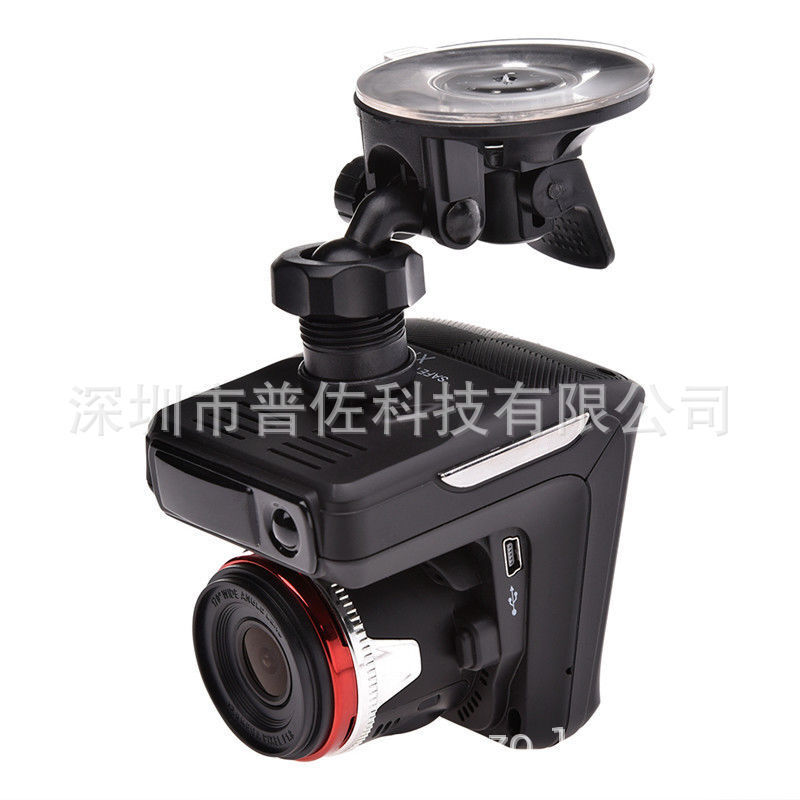 X7-two-one electronic dog recorder, vehicle-borne mobile radar, high-resolution vehicle recorder, English and Russian