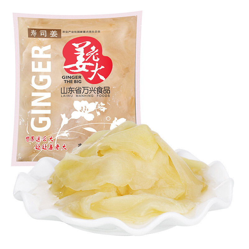【厂家销售】寿司姜片数万料理商家的选择寿司1500g*10袋/箱