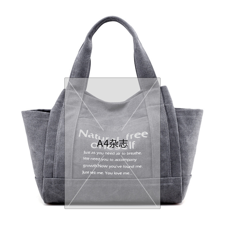 A new fashion-capacity-resilient lady, a duffel bag, a one-shoulder handbag, a free time bag.