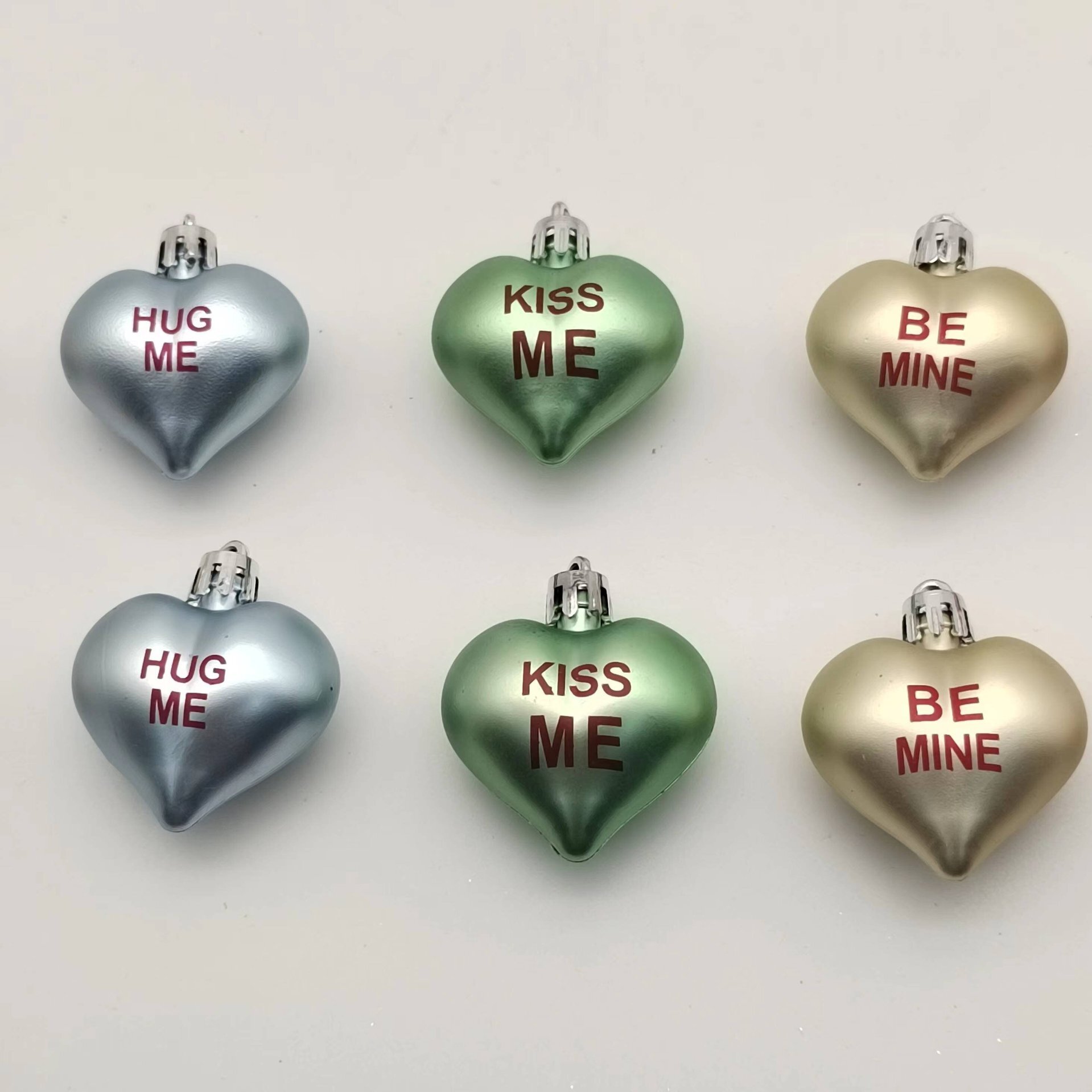 ♪ Valentine's Day Macalon Christmas tree 4.5 cm sets 12 love attachments ♪