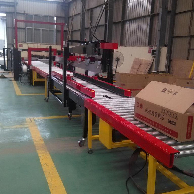 Automatic packaging flow line automation equipment designed to double the speed of flow line delivery automatic packaging lines