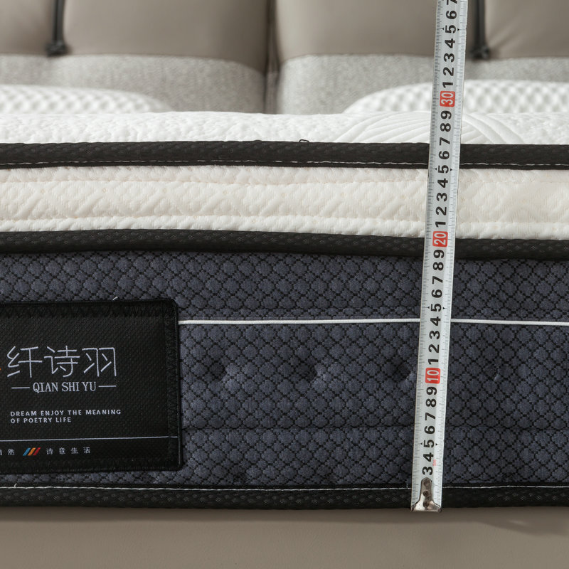 The factory produces an independent spring cream mattress for five star hotel apartments.