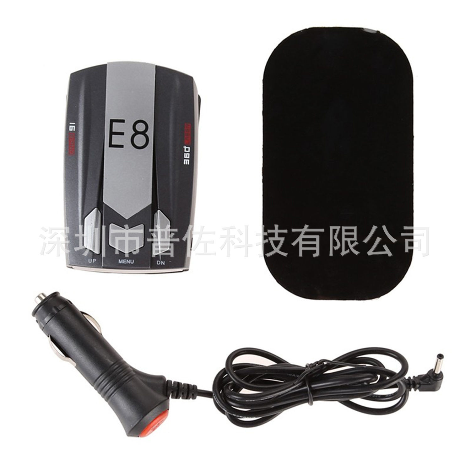 Foreign trade E8 electronic dog, single-spectrum mobile electronic dog radar detector, Chinese-Russian switch.