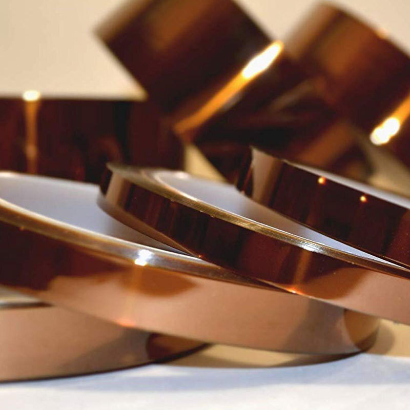 Băng ngón tay vàng. KAPTON băng cách nhiệt độ cao băng polyamide. Băng keo cao trà.