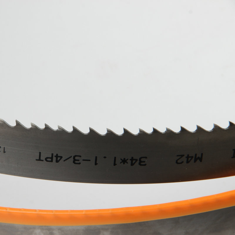 M42 with saws cut stainless steel and control double metal with saws.