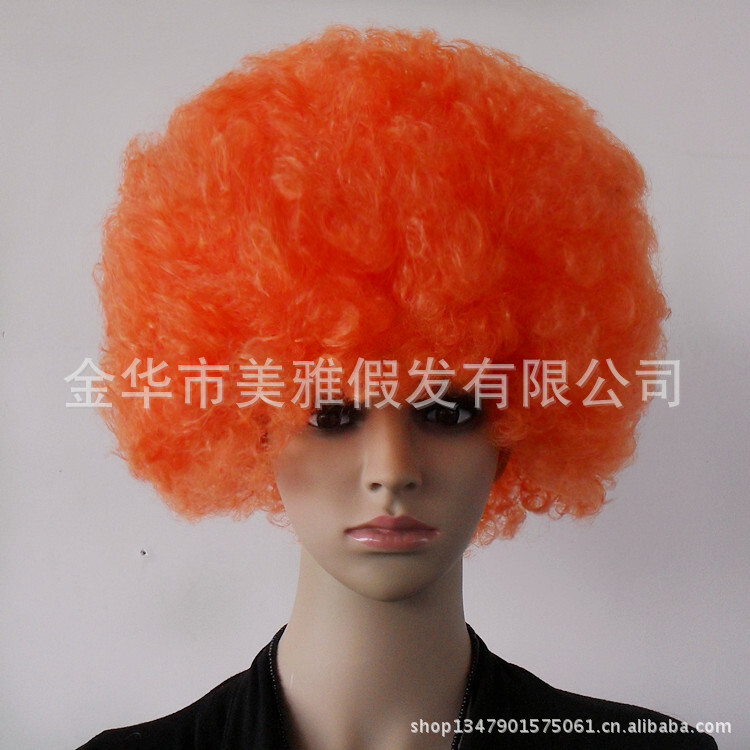 The vacuum-packed ball fan's wig day.