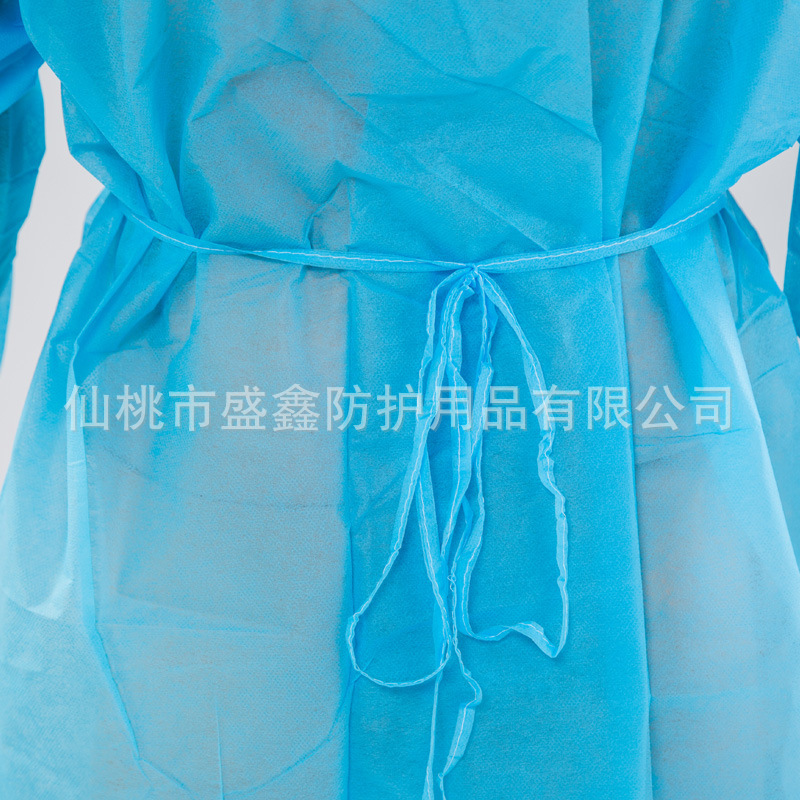 One-time PP-free, green-coloured, blue SMS-separated, dust-proof, clean-dressed work clothes