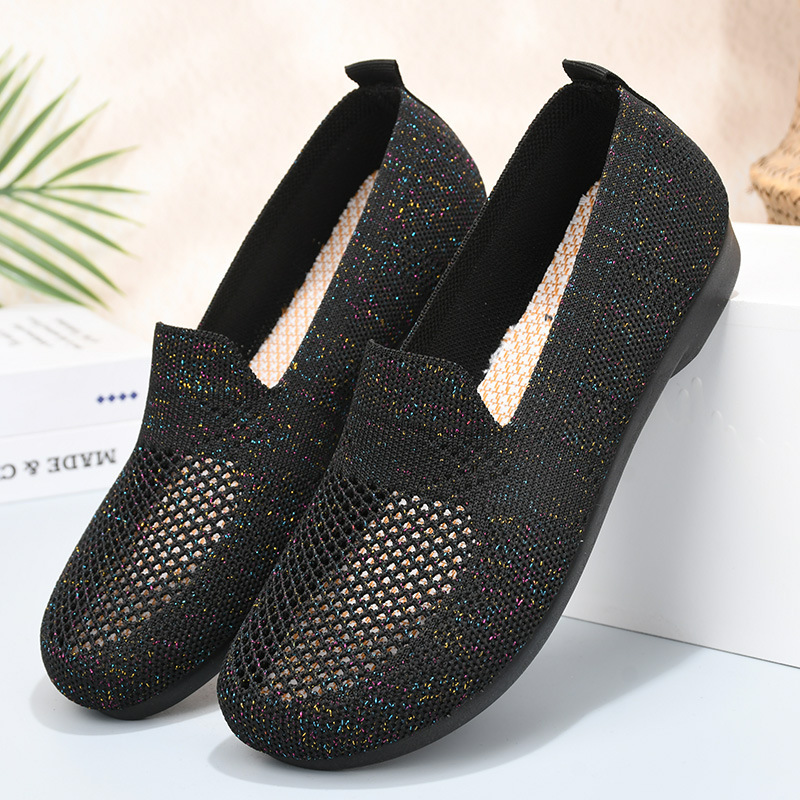 The Korean version of the summer marketed a pair of cheetahs' shoes and shoes in the air-blowed net.