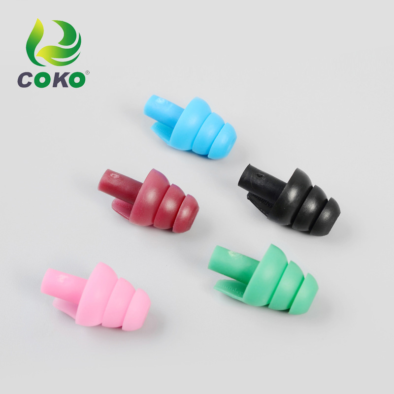 COKO noise-proof silicone ear plugs, snore-snoring sleep study study, noise-proof ear plugs.