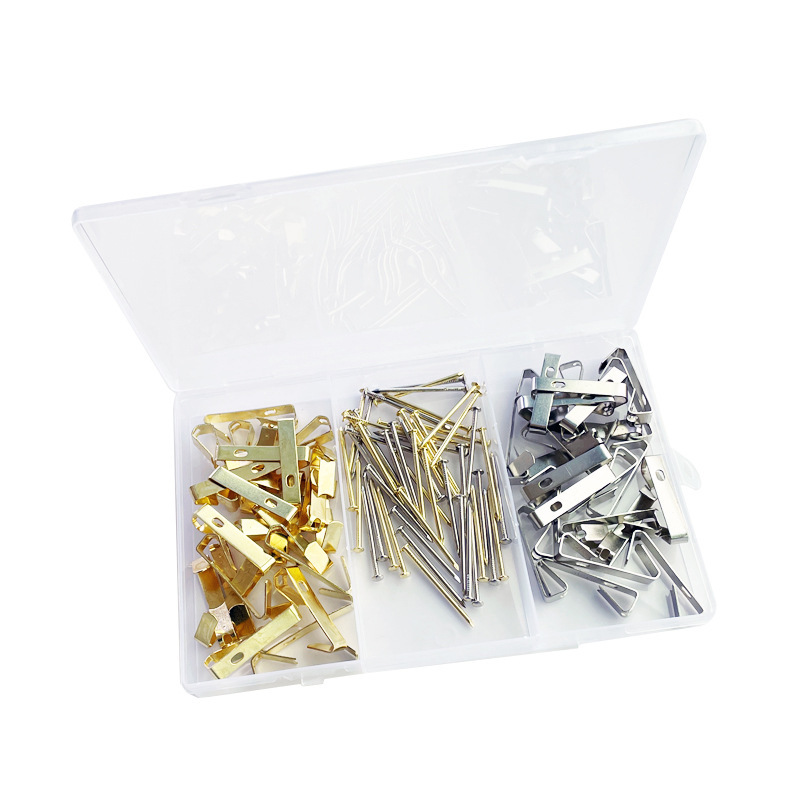 50 sets of 50 LB common wooden walls tied to frame-mounted hook fittings and metal tied to nailed copper caps