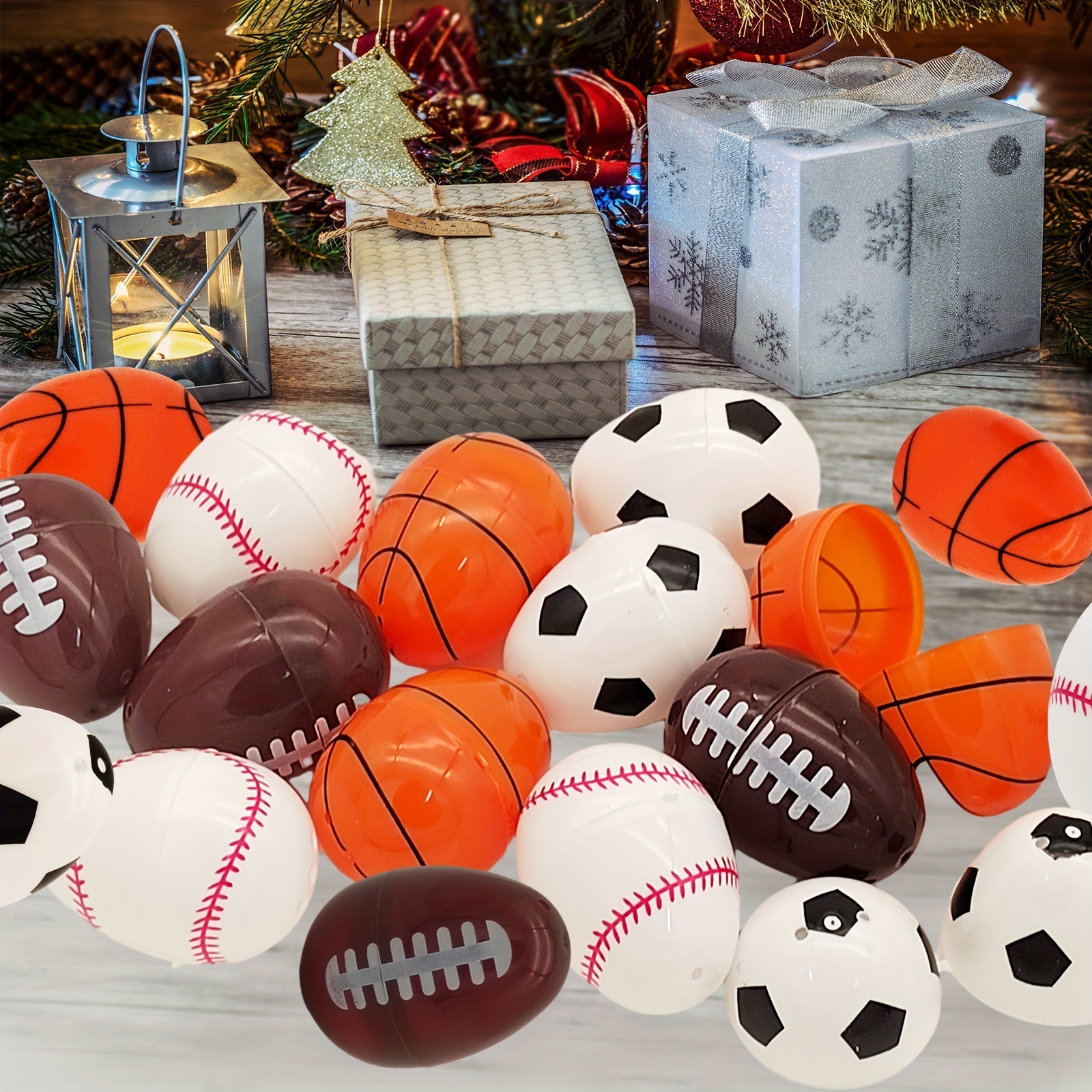 Cross-border money, Easter kick-off football basketball pattern, Easter paint eggs.