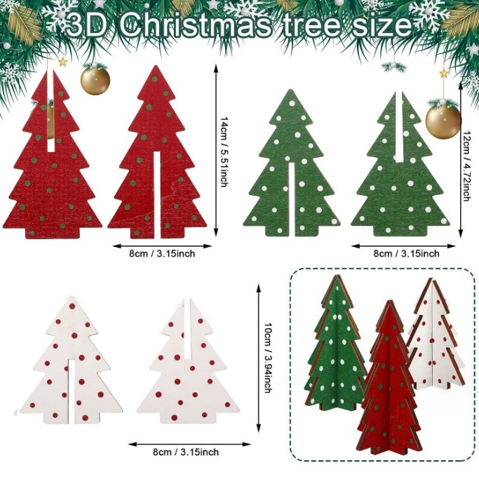 "Christmas tree set-up DIY woodworks, Christmas hang-up, creative home decorations."