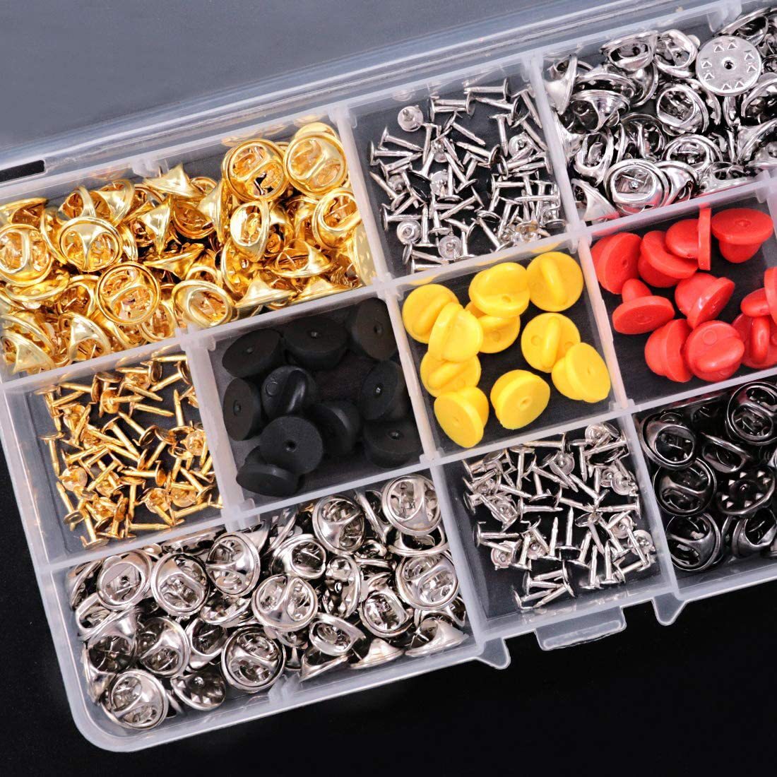 430 pcs Butterfly Collar with 8mm blank pin metal to replace pentip pin cufflinks
