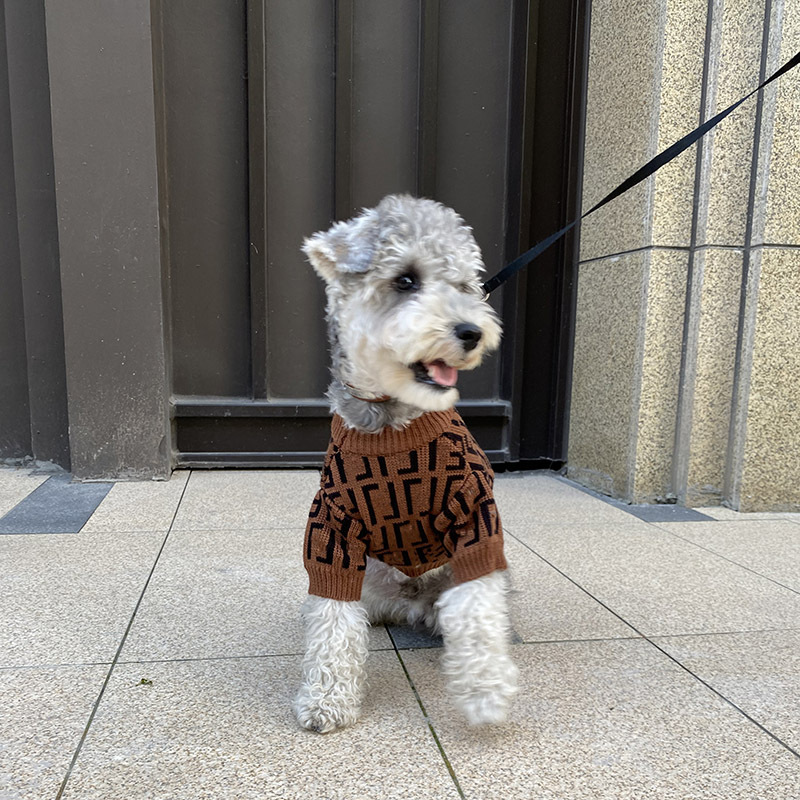 網紅寵物衣服潮牌狗狗毛衣秋冬法鬥比熊雪納瑞小型犬小狗小貓衣服