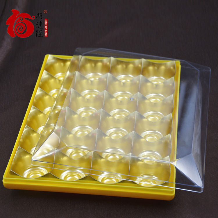 Thermally recommended 24 square chocolate boxes, Ferrero chocolate boxes, transparent chocolate plastic boxes.