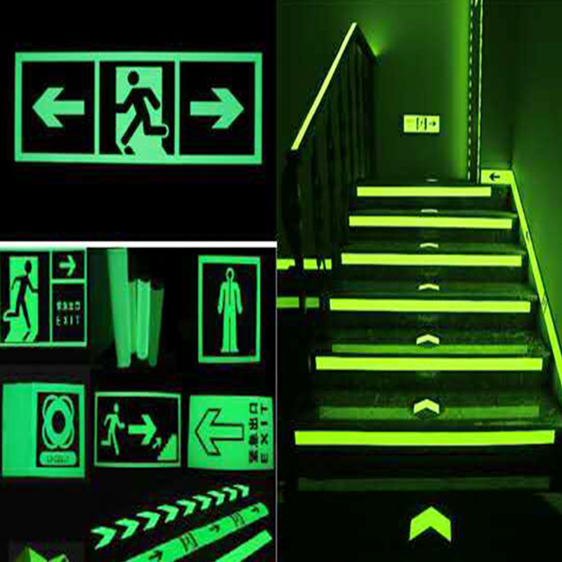 Printed night film tape multi-coloured DIY stage stairwell warning light film glowing night film tape