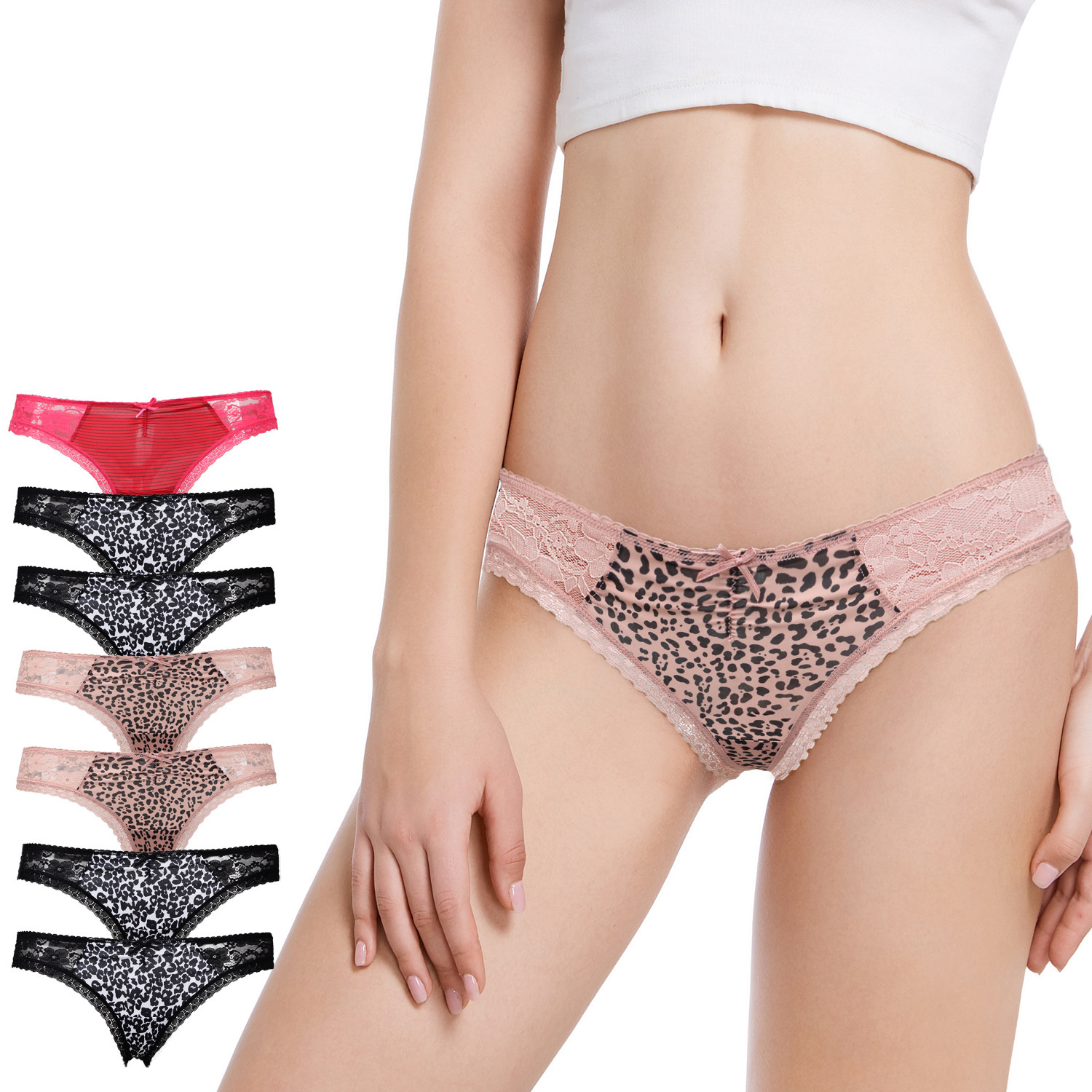 Cô Euromies, nylon thongs, cô gái quyến rũ với 7 đôi Amazons.