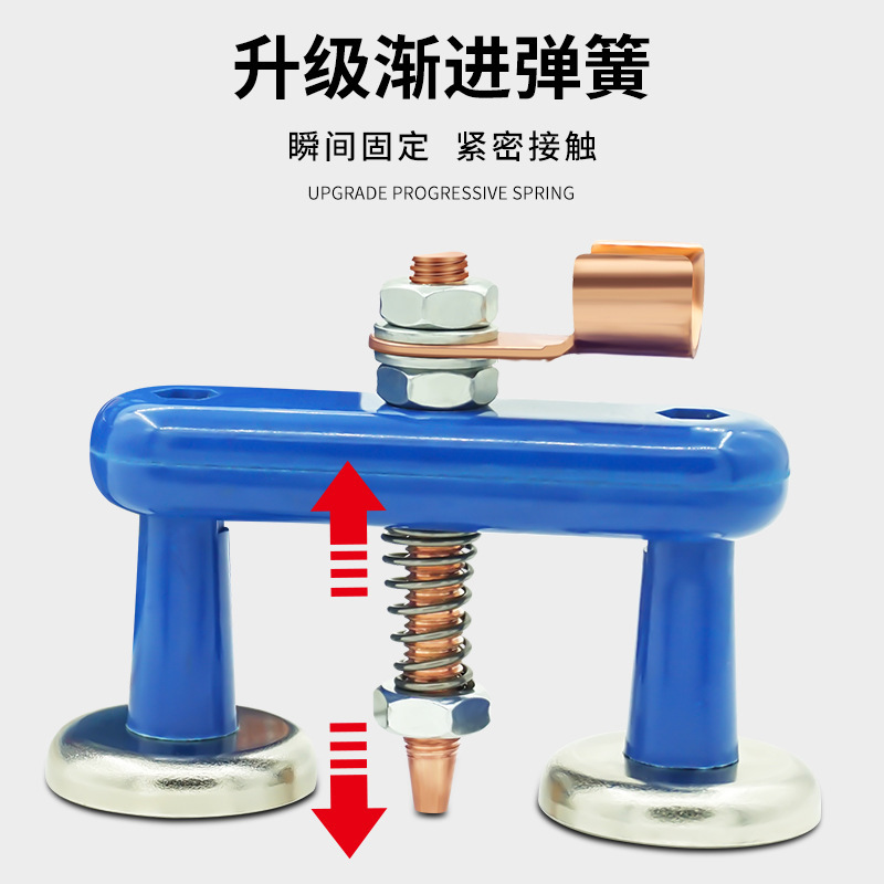 Welding by the Golden Magnetic Magnetic Orchestra to repair the ground magnet welding machine.