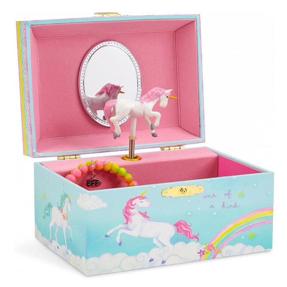 Cross-border hot unicorn music box for New Year's Birthday multipurpose ballet girls