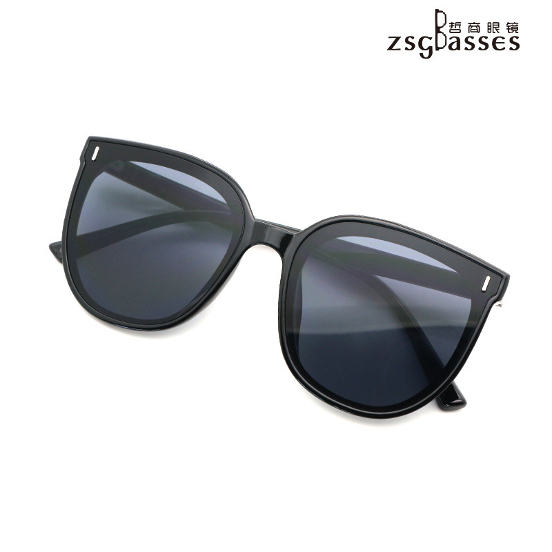 The new Korean style wears a nailed sunglasses frame flowin' UV-resistant sunglasses 2301.