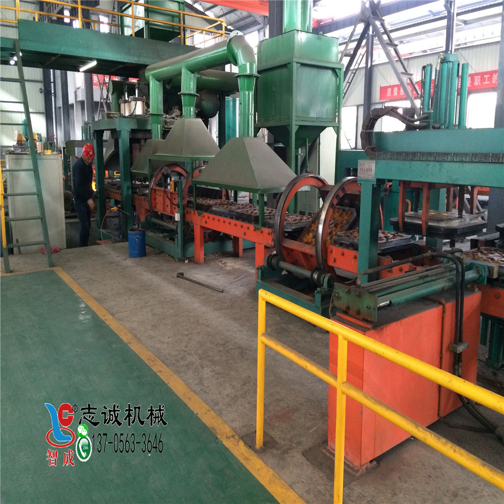 Full equipment for grinding steel ball automatic production line (iron-type sand)