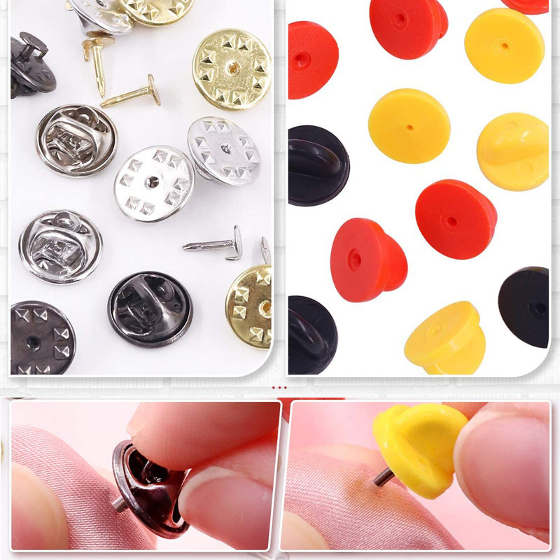 430 pcs Butterfly Collar with 8mm blank pin metal to replace pentip pin cufflinks