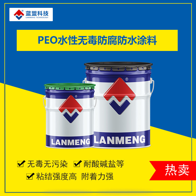 藍盟科技PEO水性無毒防腐防水塗料混凝土防腐材料水性環保無毒
