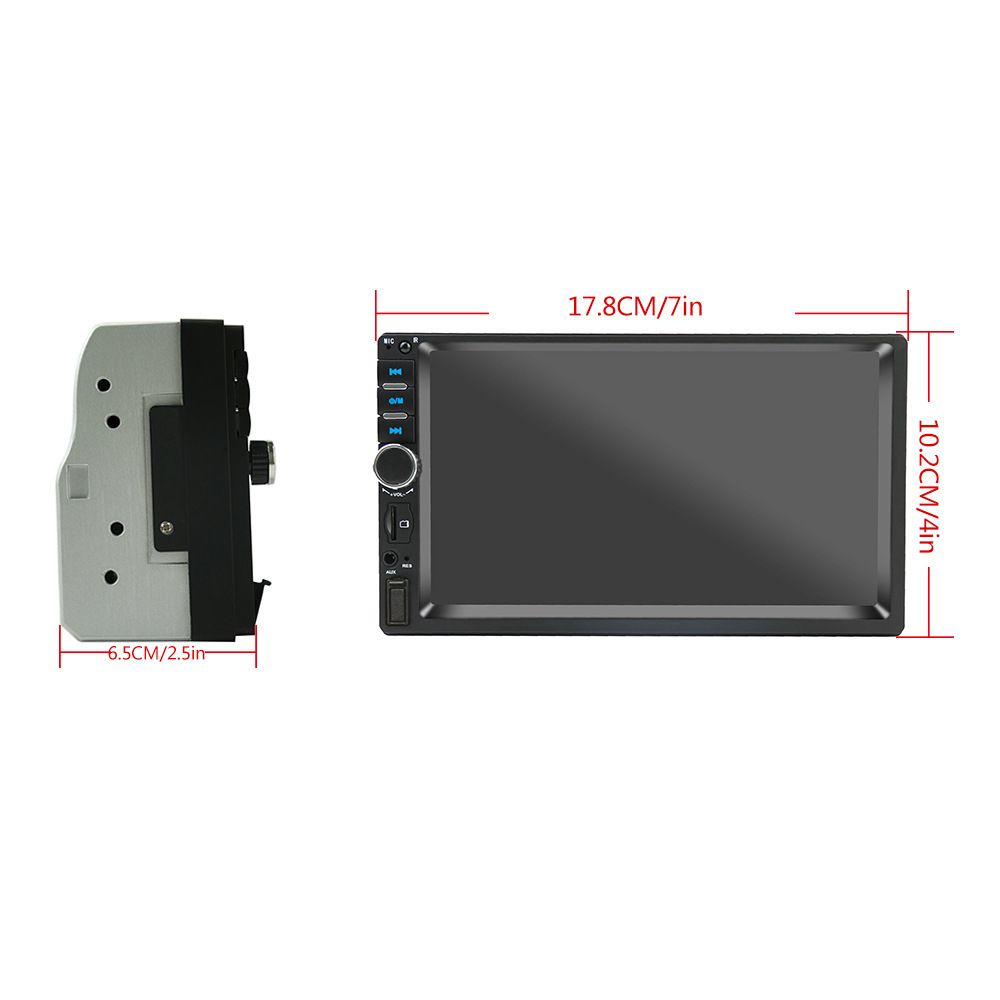 7 인치 차량 멀티미디어 Carpaly 보편적인 Bluetooth 목록에서 영상 MP5 선수