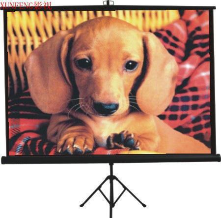 Shanghai's 100-inch stand-on-triangular screen projector painting frame