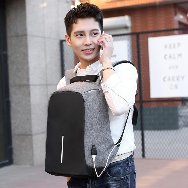 Men's double shoulder packs for students' multi-purpose backpacks and new-capacity travel business computer kits