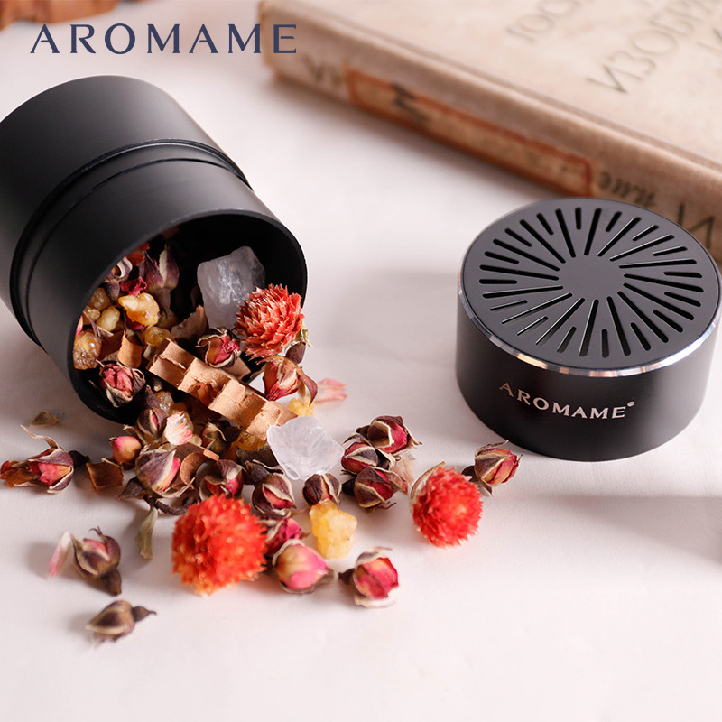 Aromame 無火香薰車載擺件套裝精油家用室內淡香臥室房間香水