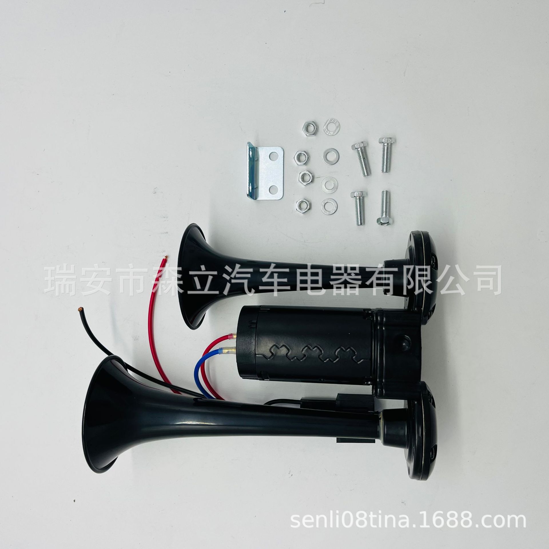 Một kích thước thép không rỉ điện hai bánh xe máy thổi còi mở còi máy bay 24V