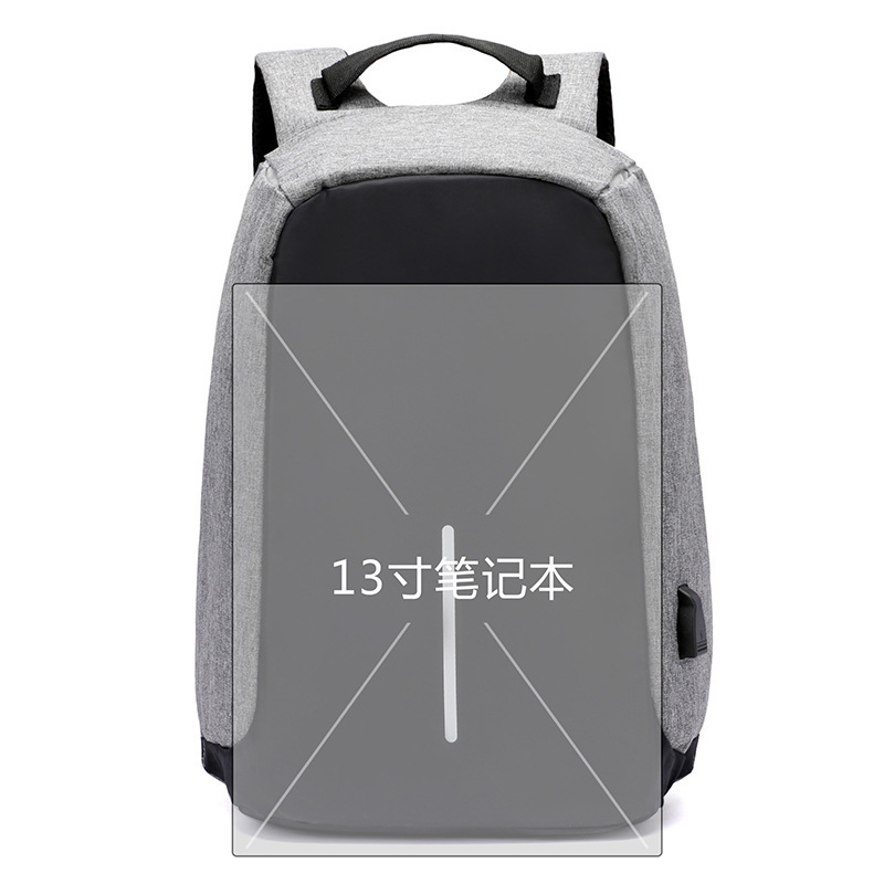 Men's double shoulder packs for students' multi-purpose backpacks and new-capacity travel business computer kits