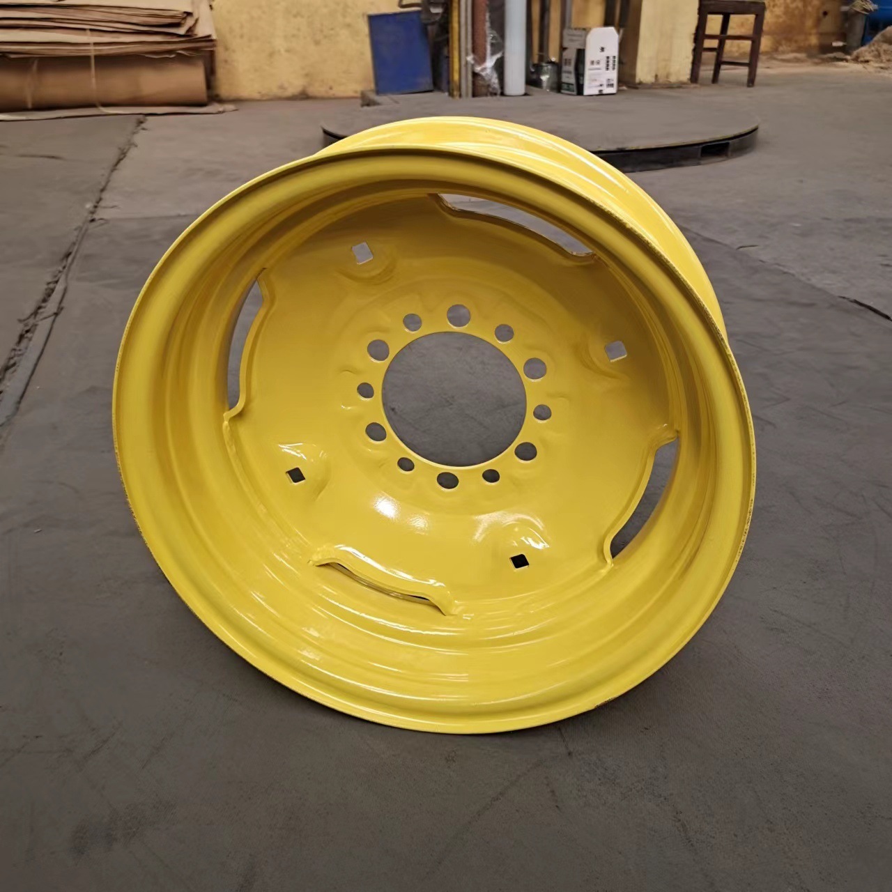 农业钢圈5.5*15配套轮胎205/75R15现货批发造型板轮毂农机具钢圈