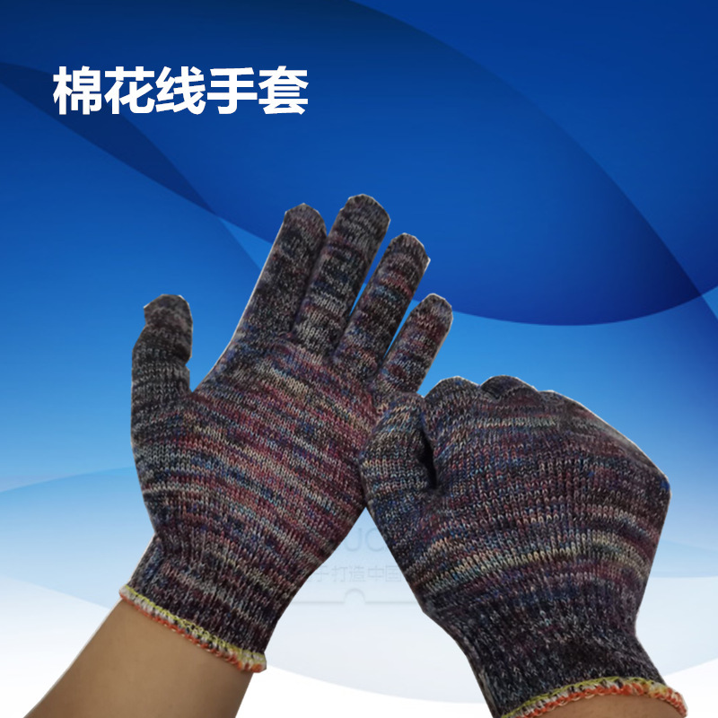 The cotton-coated glove workshop is smooth and grind-resistant.