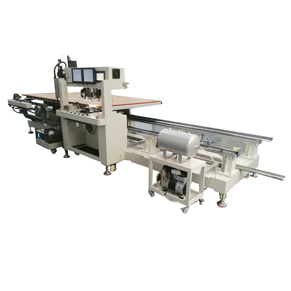 The plant customises 100-inch semi-automatic TAB-set LCD screen.