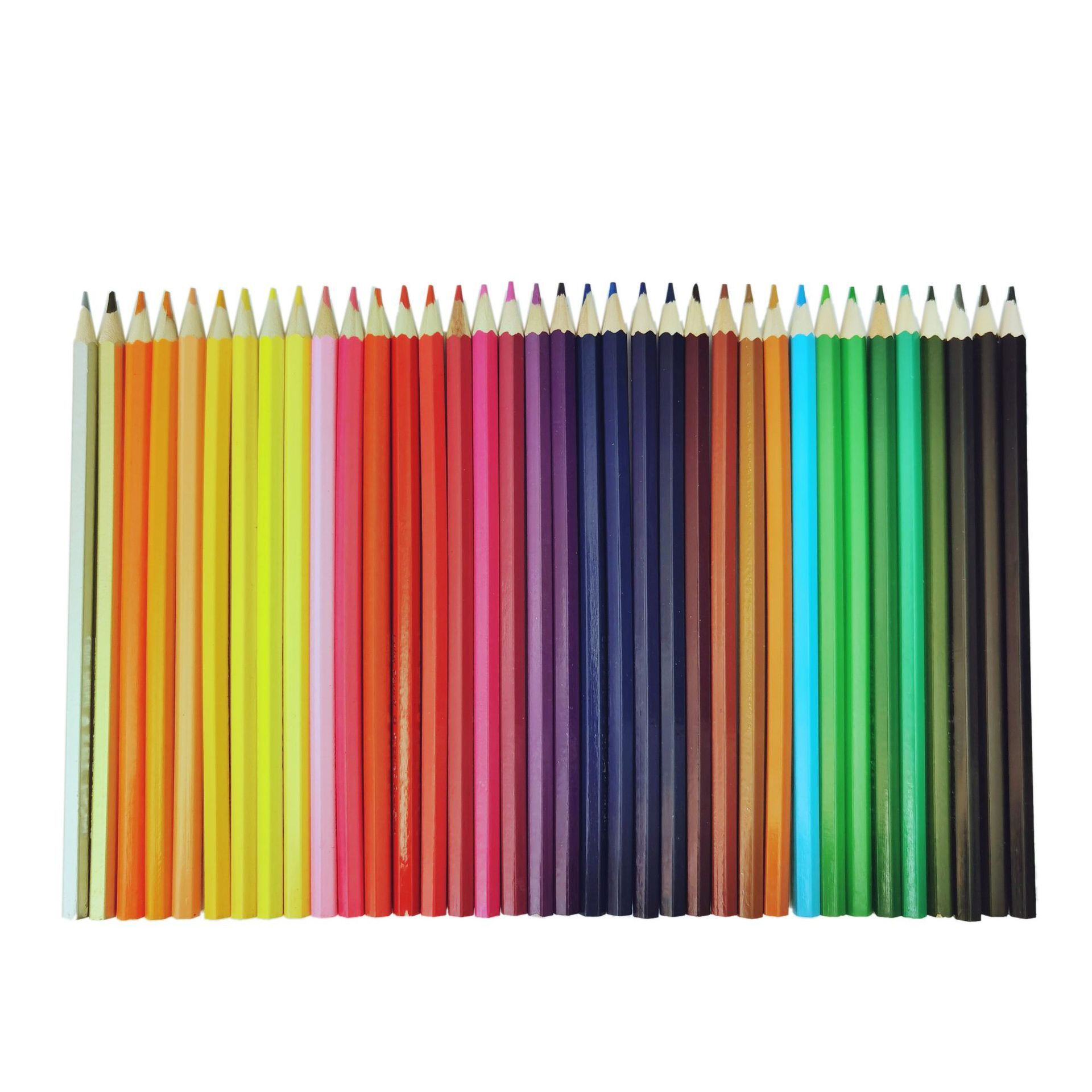 Thirty-six drawings of lead for primary school students, colour-coloured pencils, multi-spectrum distributions of stationery from a multi-colour lead factory