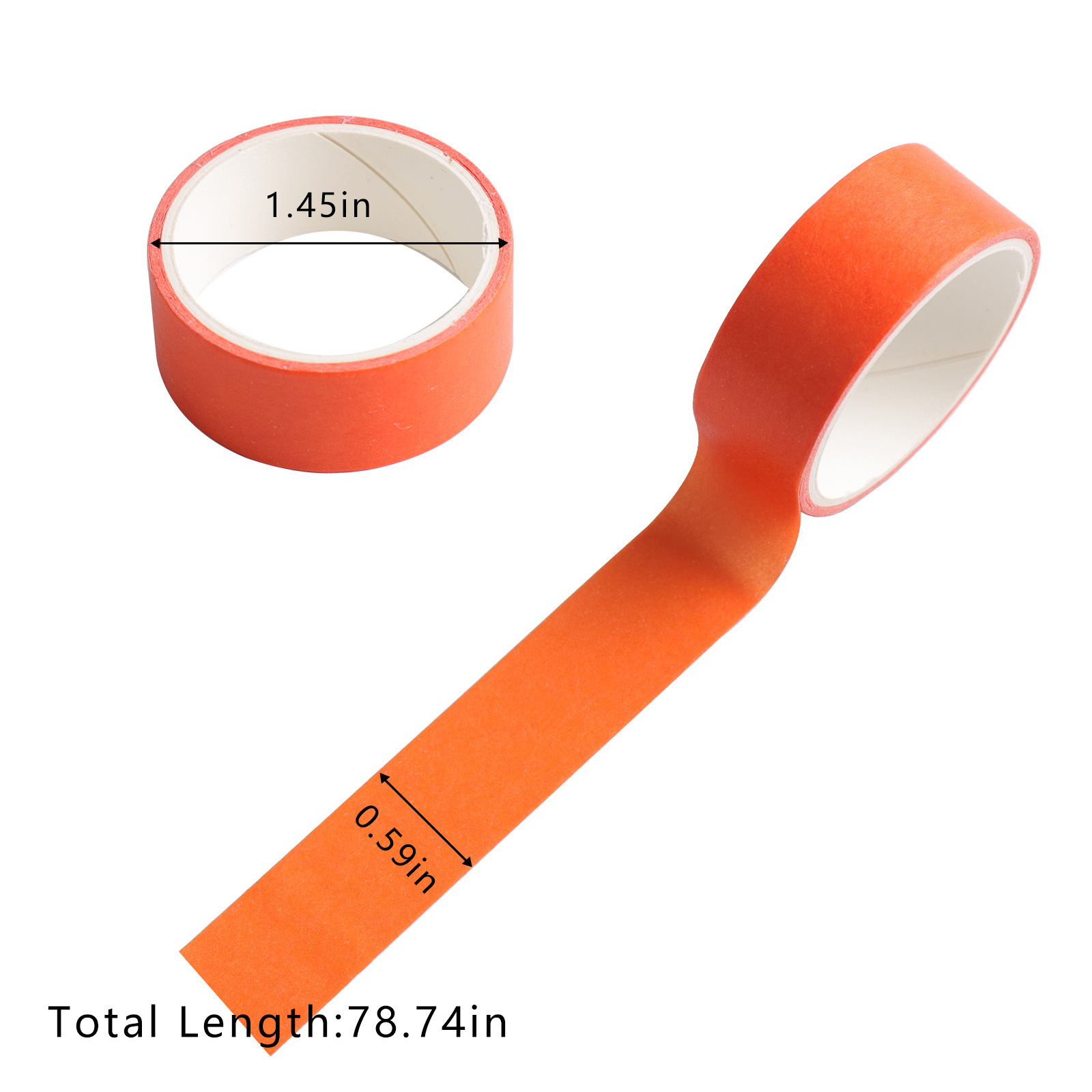 Toàn bộ, đa thức Amazonian màu sắc tinh khiết và băng giấy, màu và băng dính 15MM48 màu sắc.