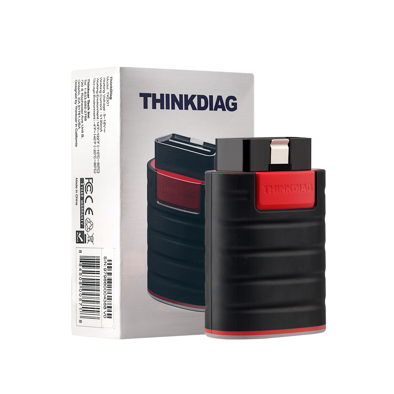 星卡Thinkdiag obd2汽车故障诊断仪海外版多语言外贸全车型