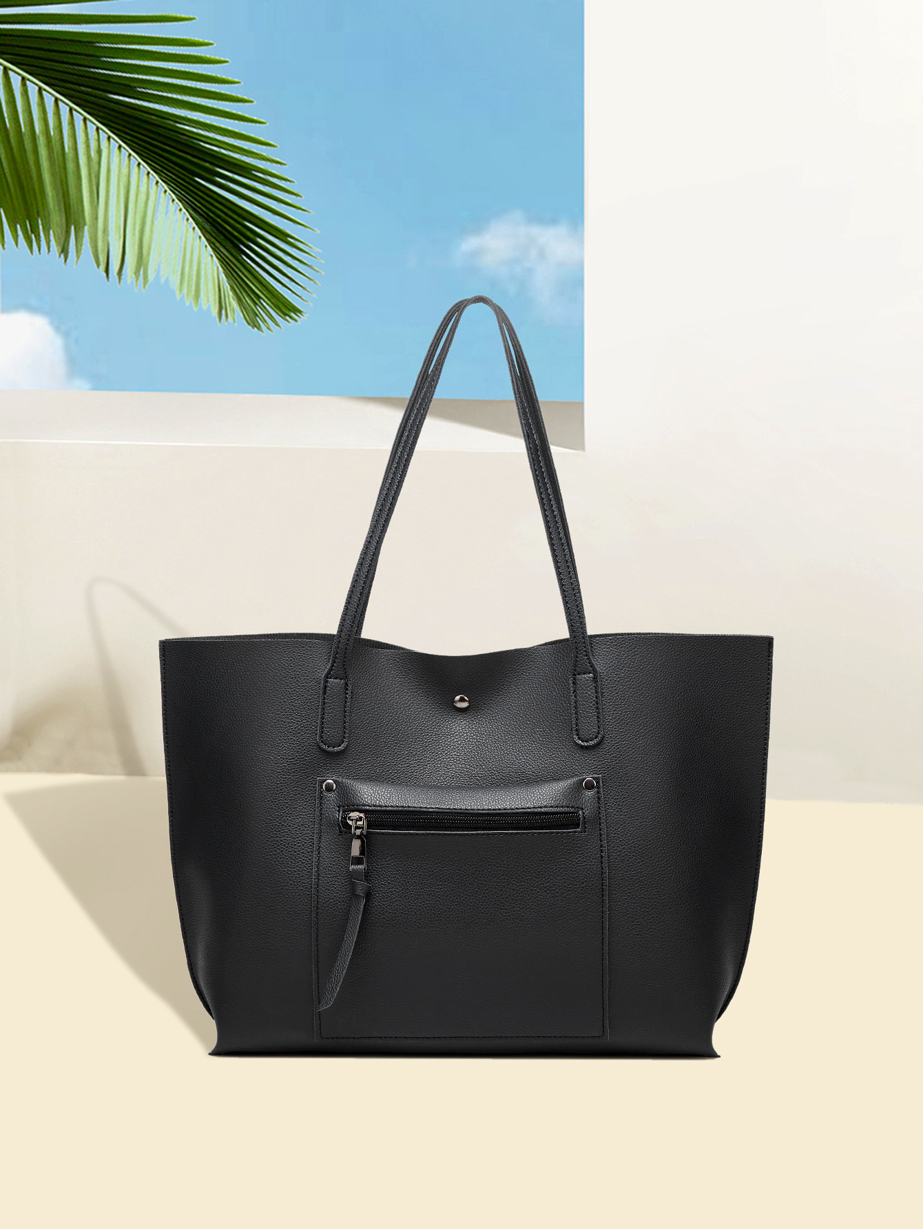 Tott bag girl, 2024 Spring and Summer, new black tweezer.