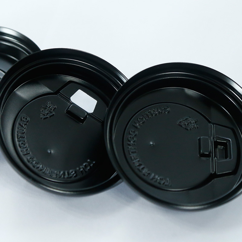 Food-grade tea and coffee ps 90-caliber plastic cap with thick drink paper cup caps