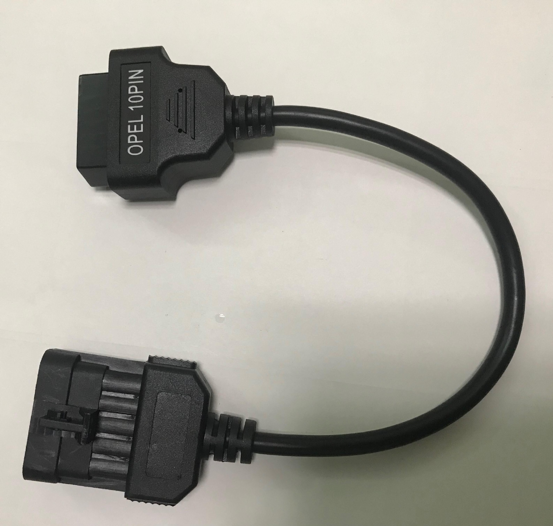 小车线 欧宝10针转16针连接转接线OPEL 10pin to OBD2 16pin